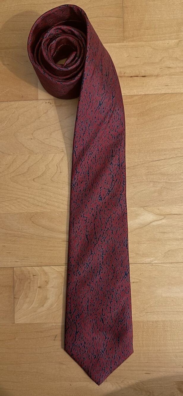 VTG jim thompson Red Silk Tie Classic